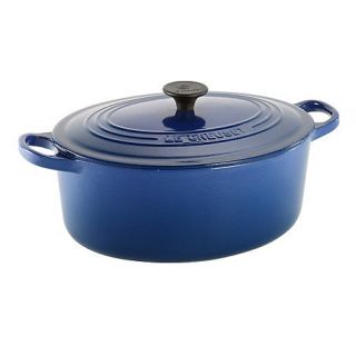 Le Creuset Le Creuset cast iron 25cm Graded Blue oval casserole dish