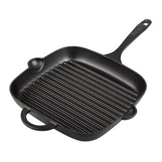 Denby Denby cast iron 25cm Jet Black square grill pan
