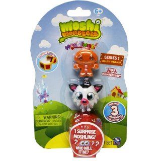 Moshi Monsters Moshlings Mini Figures   Series 1   Pack of 3 Figures (w/ 1 code) Toys & Games