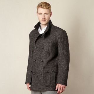 J by Jasper Conran Designer grey tweed Italian wool blend jacket