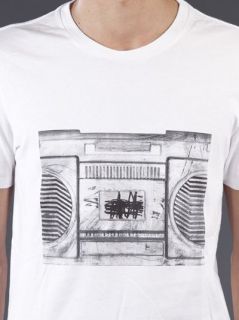 Maison Martin Margiela Boombox Print T shirt