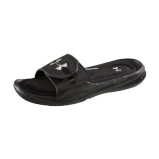 Boys' UA Ignite II Slide Sandal by Under Armour 1 Black Shoes