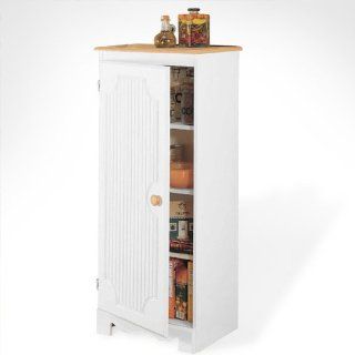 Pantry Storage Cabinet - White   Free Standing Cabinets