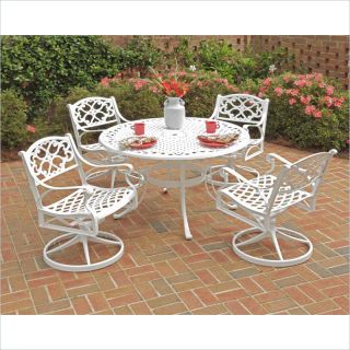 Home Styles Biscayne 5PC 48" Dining Table Set   5552 325