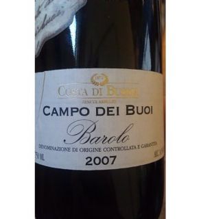 2007 Costa di Bussia Campo del Boi Single Vineyard Barolo 750ml Wine