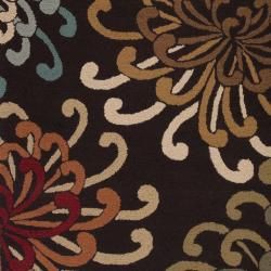 Hand tufted Brown Rosemary Wool Rug (3'3 x 5'3) Surya 3x5   4x6 Rugs