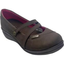 Women's Crocs Patricia Leather Shoe Espresso/Espresso Crocs Heels