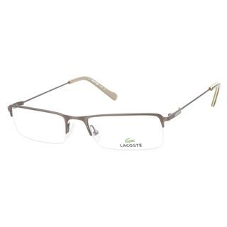 Lacoste L2123 317 Satin Khaki Prescription Eyeglasses Lacoste Prescription Glasses