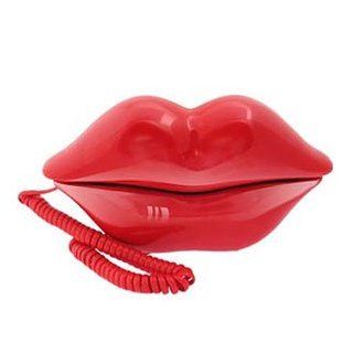 Present Time Red Lips Telephone   Lip Smackers