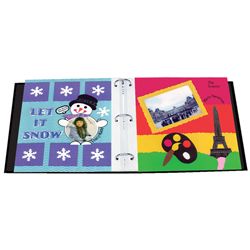 Navy 12x12 Memory Book Binder with 40 Bonus Pages Pioneer Photo Albums Scrapbook Albums