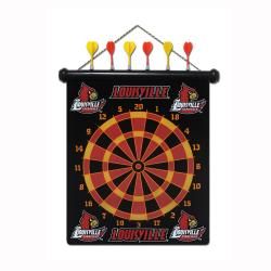 Louisville Cardinals Magnetic Dart Board College Themed