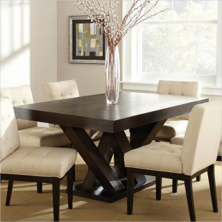 Steve Silver Company Tiffany Rectangular Dining Table in Espresso   TF500T