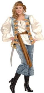 Deluxe Plus Size Pirate Lady Costume   Plus Size Clothing