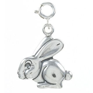 Sterling Silver Rabbit Charm Silver Charms