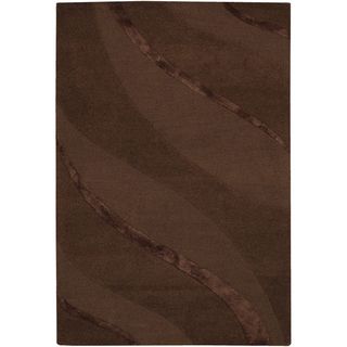 Anthians Chocolate Rug (7'9" x 9'9) COURISTAN INC 7x9   10x14 Rugs