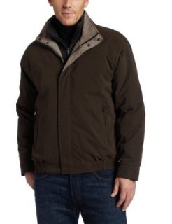 Weatherproof Mens Bomber Jacket, Dark Brown, Medium at  Mens Clothing store Windbreaker Jackets