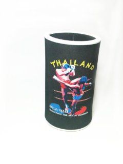 Thai Beer Bottle Cover Size Dia 2.5x5 Inches , Muay Thai  Boxing ,Proud of Siam Kitchen & Dining