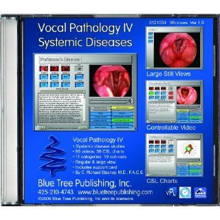 Vocal Pathology 4 Windows, Fourth in the Vocal Pathology Series Interactive Software Focuses on Systemic disease Case Studies, Provides 66 Videos, Cd for Windows System, SLP