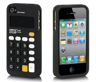 BLACK CALCULATOR Design Silicone Cover Protector Case Made of High Quality Durable Plastic Material Perfect fit for Apple Iphone 4 / 4S Provides Great Protection from Scratch and Scrape No Tools Needed or Instructions to Install Cell Phones & Accessor