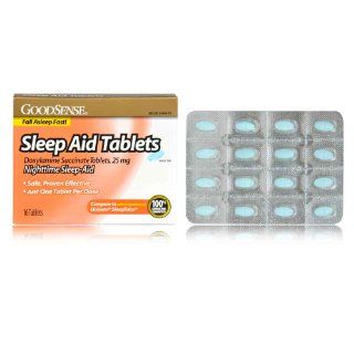 Good Sense Sleep Aid Doxylamine Succinate tablets, 25mg, 16 count Health & Personal Care
