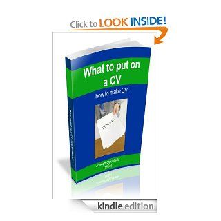 What to put on A CV, How to make CV eBook joseph Ogunlade Kindle Store