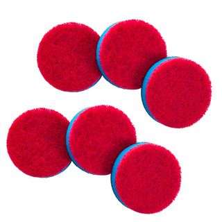 Quickie Scourer Pad Refills for Household Power Scrubber (Set of 6) Quickie Brushes & Sponges