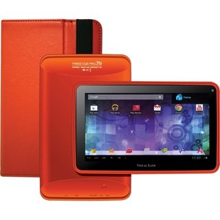 Visual Land Prestige Pro 7D with Pro Folio Bundle (Orange) Visual Land Tablet PCs