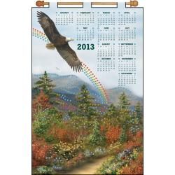 Eagle 2013 Calendar Felt Applique Kit 16"X24" Needlework Kits