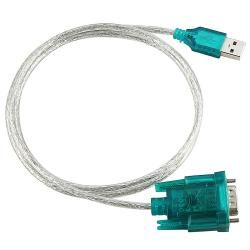 BasAcc 3 foot Translucent USB 2.0 to RS232 Converter Cable BasAcc A/V Cables