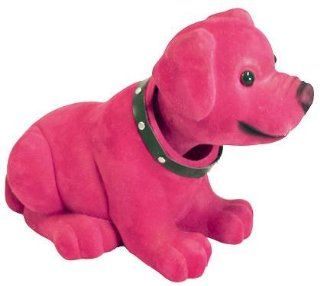 Present Time Silly Nodding Dog, Pink   Collectible Figurines