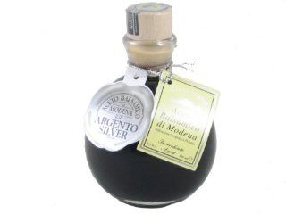Fattoria Estense Silver Label, Round Bottle (Previously labeled as Aceto Balsamico di Modena, Aged 10 years)  Balsamic Vinegars  Grocery & Gourmet Food