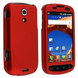 Red Rubber coated Case for Samsung Epic 4G D700 Eforcity Cases & Holders