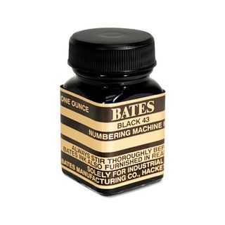 Bates Numbering Machine 1 ounce Black Ink Refill Stamp Ink Refills