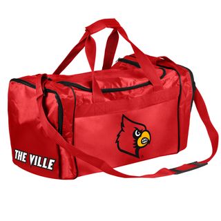 Forever Collectibles NCAA Louisville Cardinals 21 inch Core Duffle Bag Forever Collectibles Fabric Duffels