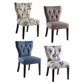 Ave Six Andrew Tufted Back Armless Chair Office Star Products Chairs