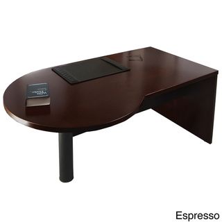 Mayline Mira Series 72 inch Right P shaped Desk Mayline Executive Desks