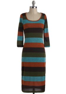 You Sweater Believe It Dress in Earth Tones  Mod Retro Vintage Dresses