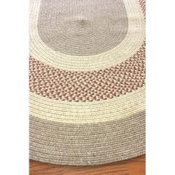 nuLOOM Handmade Reversible Braided Rust Lodge Rug (3'6 x 5'6 Oval) Nuloom Round/Oval/Square
