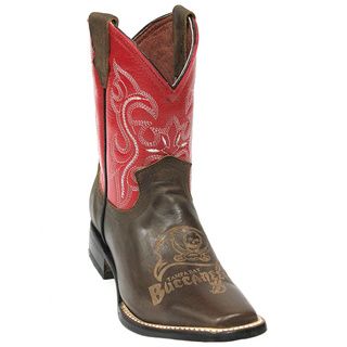 Kids Tampa Bay Buccaneers Leather Western Boots Boots