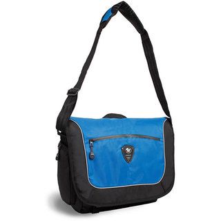 J World 'Windgate' Blue Messenger Bag J World Fabric Messenger Bags