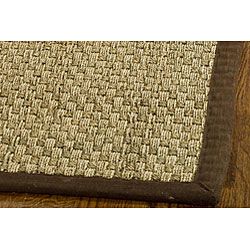 Hand woven Sisal Natural/ Brown Seagrass Runner (2'6 x 8') Safavieh Runner Rugs