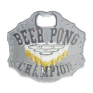 Belt Buckle Beer Pong Champion Belt Buckle Clothing
