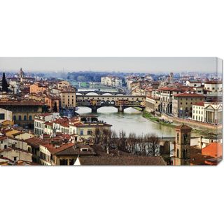 Vadim Ratsenskiy 'Ponte Vecchio, Florence' Stretched Canvas Art Canvas