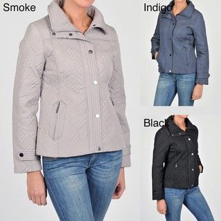 Weatherproof Women's Quilted Stand Collar Jacket Weatherproof Jackets