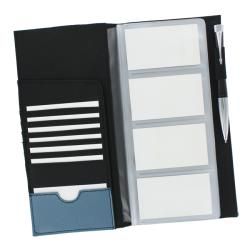 Rolodex Blue Low Profile 96 Card Business Card Book Rolodex Card & Photo Holders