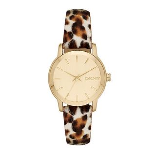 DKNY Ladies leopard print watch