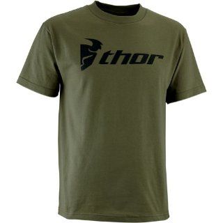 Thor MX Loud 'N Proud Men's Short Sleeve Casual Shirt   Military Green / Small Automotive