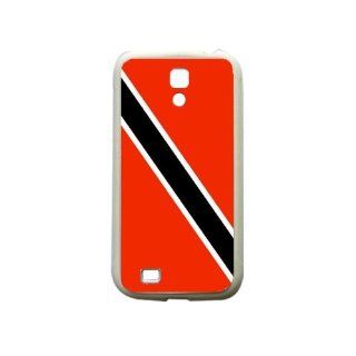 Trinidad and Tobago Flag Samsung Galaxy S4 White Silcone Case   Provides Great Protection Cell Phones & Accessories
