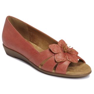 A2 by Aerosoles Women's 'Baccarat' Coral Flower Sandals A2 by Aerosoles Slip ons