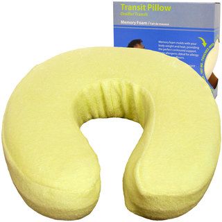 Remedy Memory Foam Head and Neck Support Transit Pillow Remedy Travel Pillows